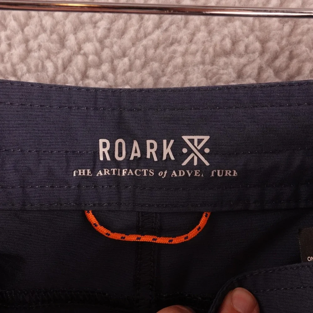 Roark Mens Size 31 Navy Blue Board Shorts Swim Trunks Artifacts of Adventure